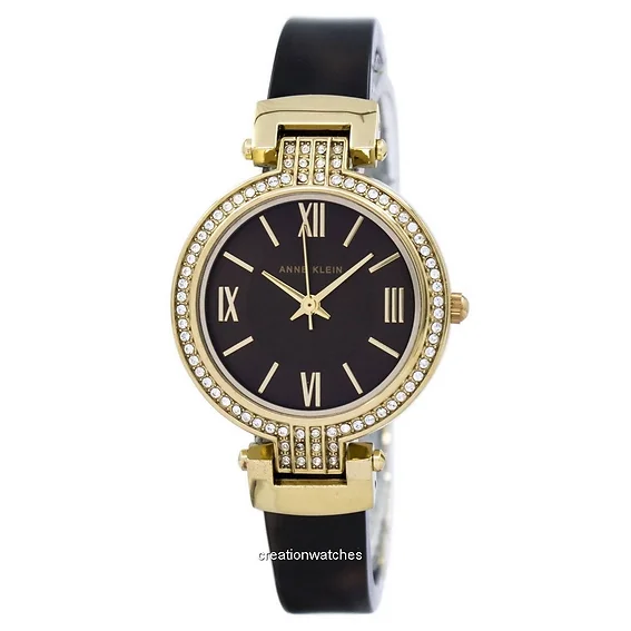 Anne Klein Quartz Swarovski Crystal 2894BNTO Women's Watch