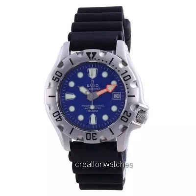 Montre Ratio Free Diver Professional 500M Sapphire Automatic 32BJ202A-BLU pour homme