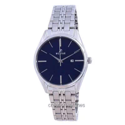 Γυναικείο ρολόι Westar Blue Dial Stainless Steel Quartz 40210 STN 104