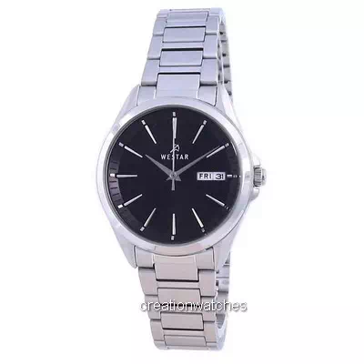Γυναικείο ρολόι Westar Black Dial Stainless Steel Quartz 40212 STN 103