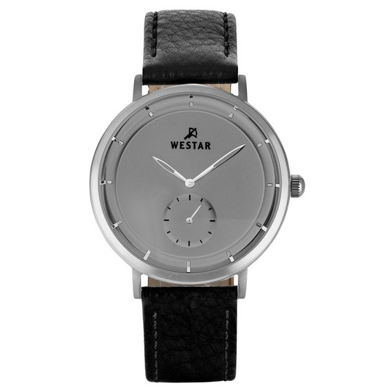 Ανδρικό ρολόι Westar Profile Leather Strap Grey Dial Quartz 50246STN106