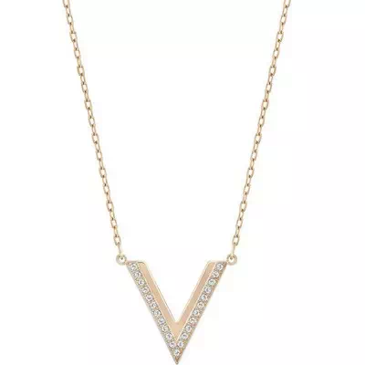 Swarovski 5140120 Damen-Halskette mit PVD-Rosenbeschichtung von Delta