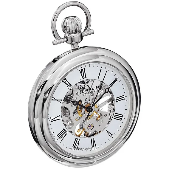 Stuhrling Original Vintage Automatic 6053.33113 Pocket Watch
