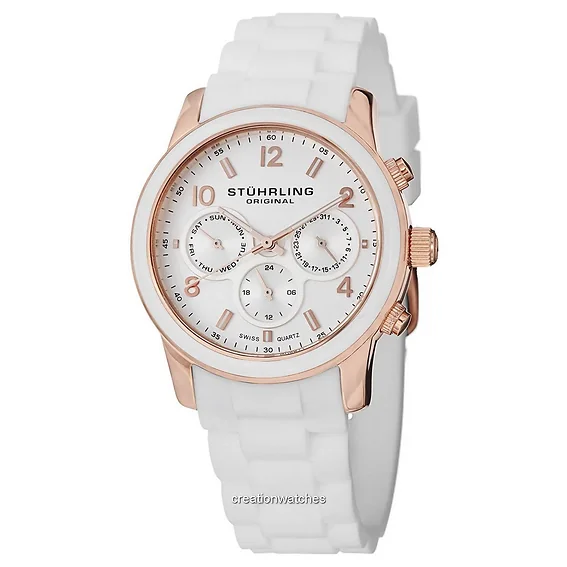 Stuhrling Original Audrey Eden Rose Gold Chronograph 796.01 Women's Watch