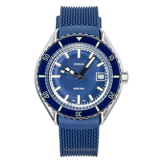 Doxa Sub 200 Caribbean Stainless Steel Blue Dial Automatic Diver's 799.10.201.32 200M Men's Watch