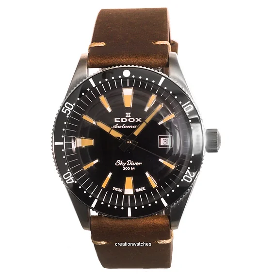 Edox Skydiver Military Limited Edition Automatic Diver's 801263NNINB 80126 3N NINB 300M Men's Watch