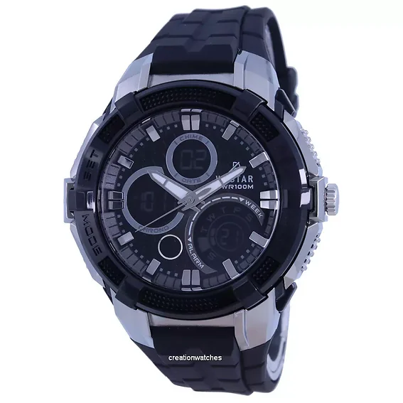 Westar Chronograph Black Dial Quartz 85002 PTN 001 100M Men's Watch