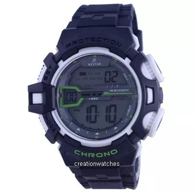 Westar Digital Polyurethane Strap Quartz 85004 PTN 001 100M Men's Watch