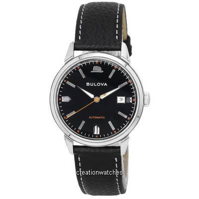 Bulova Frank Sinatra Summer Wind Black Dial Automatic 96B381 Men's Watch