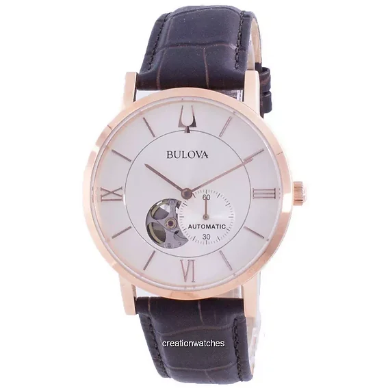 Bulova American Clipper Silver Dial Automatic 97A150 Men's Watch
