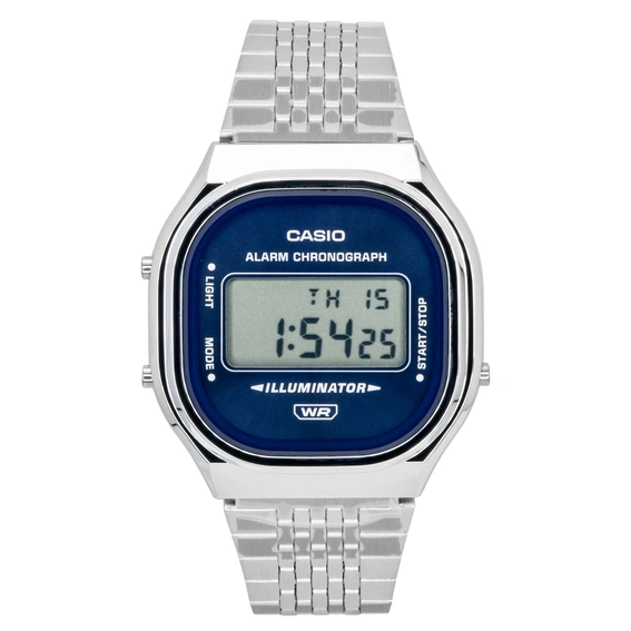 Casio Digital Stainless Steel Quartz A140WE-2A Unisex Watch