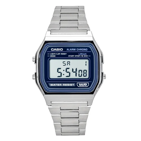 Casio Vintage Digital Stainless Steel Quartz A158WEA-2 Unisex Watch