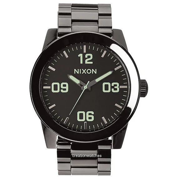 Nixon Corporal SS Polished Gunmetal A346-1885-00 Men's Watch