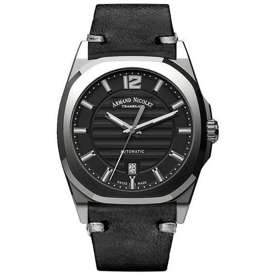 Đồng hồ đeo tay nam dây da bê tự động Armand Nicolet Tramelan J09 A660AAA-NR-PK4140NR