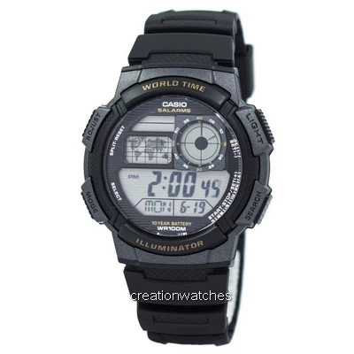 Reloj Casio Youth Digital Time Time AE-1000W-1AV para hombre AE1000W-1AV