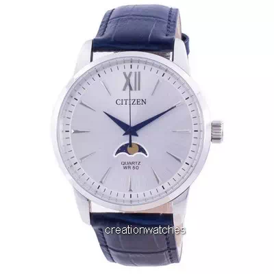 นาฬิกา Citizen Moonphase Silver Dial Quartz AK5000-03A Men's Watch