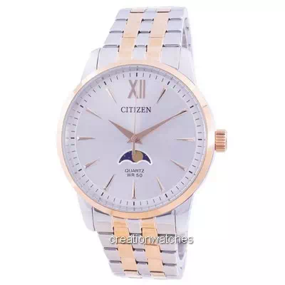 Reloj para hombre Citizen Moonphase Silver Dial Quartz AK5006-58A