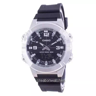 Casio Analog Digital World Time Resin Strap AMW-870-1A AMW870-1 Men's Watch