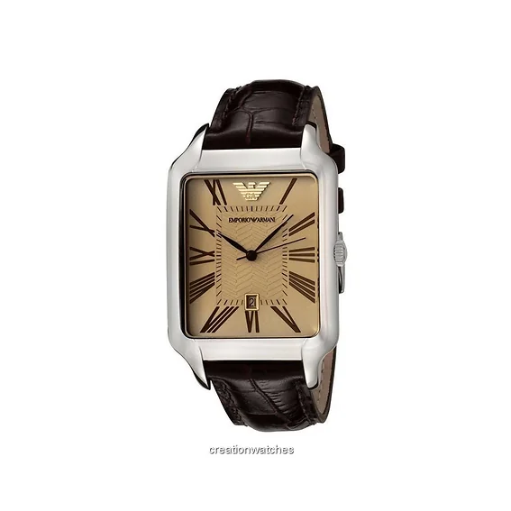 Emporio Armani Classic Amber Dial AR0426 Men's Watch