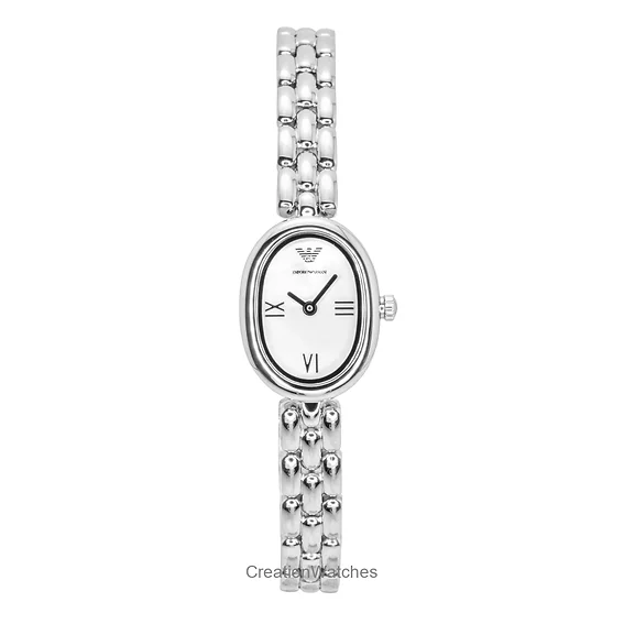 Emporio Armani Stainless Steel Mother Of Pearl Dial Quartz AR11720 Women's Watch