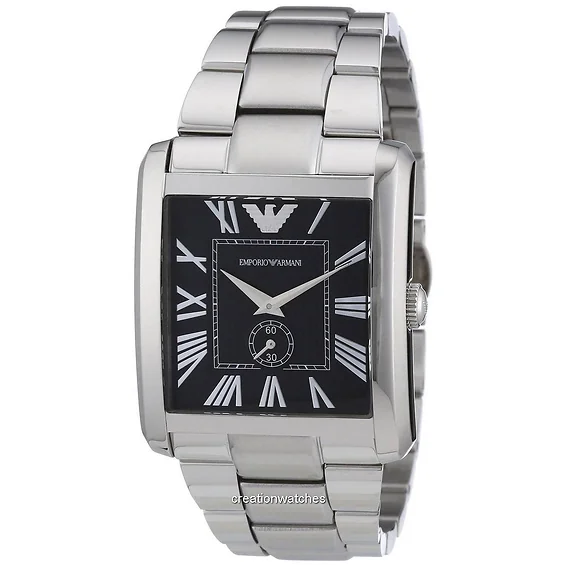 Emporio Armani Classic Black Dial AR1642 Men's Watch
