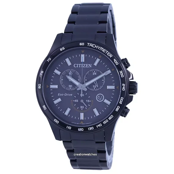 Citizen Gray Dial Chronograph Eco-Drive AT2425-80H Men's Watch