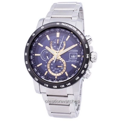 Citizen Eco-Drive Radio Controlled Chronograph AT8124-83M Men's Watch