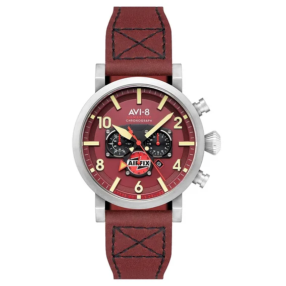 AVI-8 Dambuster Gibson Dual Time Chronograph Airfix Edition Hazard