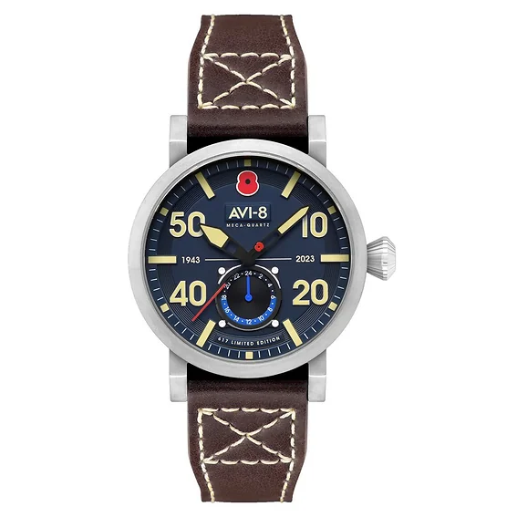AVI-8 Dambuster 80th Anniversary Royal British Legion Meca-Quartz Limited Edition Navy Blue AV-4108-RBL-02 Men's Watch