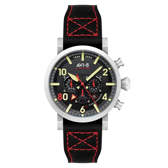 AVI-8 Dambuster Operation Catechism 80th Dual Time Chronograph Limited Edition Quartz AV-4124-01 Men's Watch