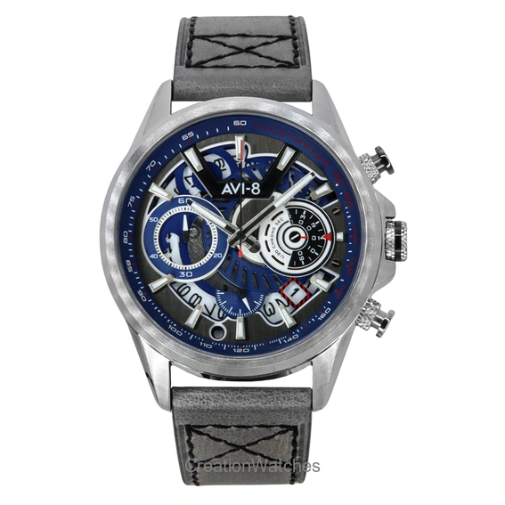 AVI-8 Hawker Harrier Matador Chronograph Slate Blue Dial Quartz AV-4125-03 Men's Watch