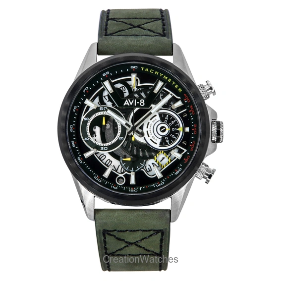 AVI-8 Hawker Harrier Matador Chronograph Viper Green Dial Quartz AV-4125-04 Men's Watch