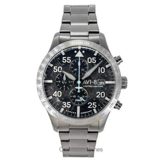 AVI-8 Hawker Hurricane Chronograph 90th Anniversary Limited Edition Hangar Grey Dial Quartz AV-4130-44 Men's Watch
