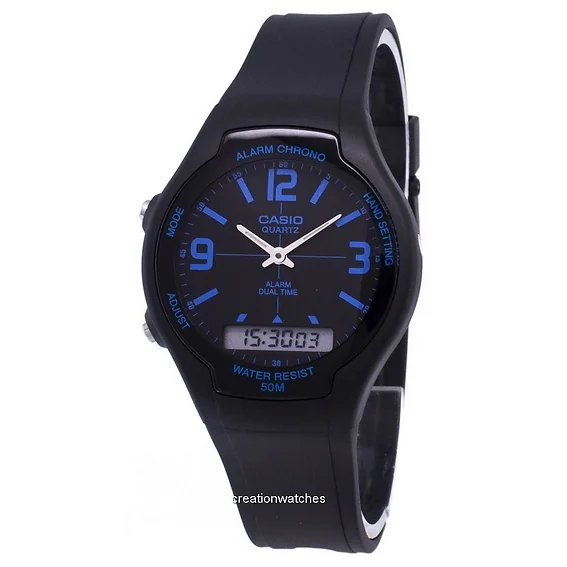 Casio Analog Digital Dual Time AW-90H-2BVDF AW90H-2BVDF Men's Watch