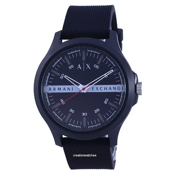 Armani Exchange Horloge Silicon Strap Quartz AX2420 Men's Watch