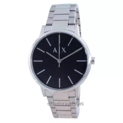 Relógio masculino Armani Exchange Cayde Quartz AX2700 em aço inoxidável