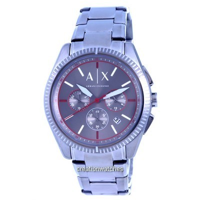 Relógio masculino Armani Exchange cronógrafo aço inoxidável quartzo AX2851