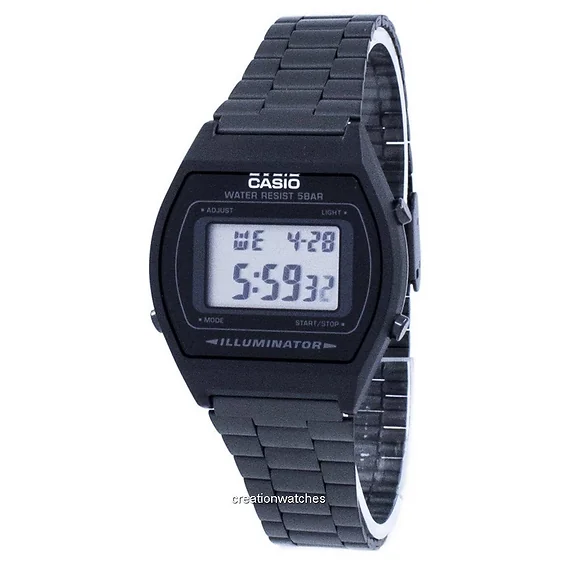 Casio Vintage Illuminator Alarm Digital B640WB-1A Unisex Watch