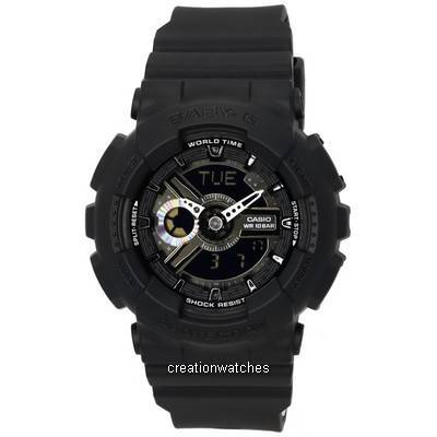Casio Baby-G Analog Digital Black Dial Quartz BA-110XBC-1A BA110XBC-1 100M Women's Watch