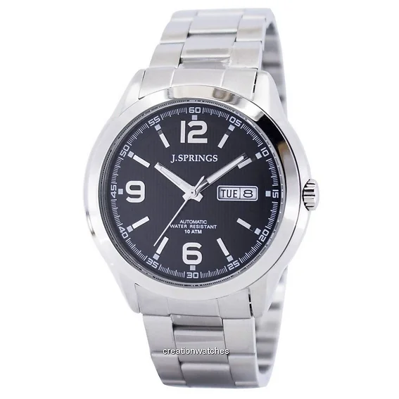 J.Springs by Seiko Automatic Black Dial 100M BEB035 Men's Watch