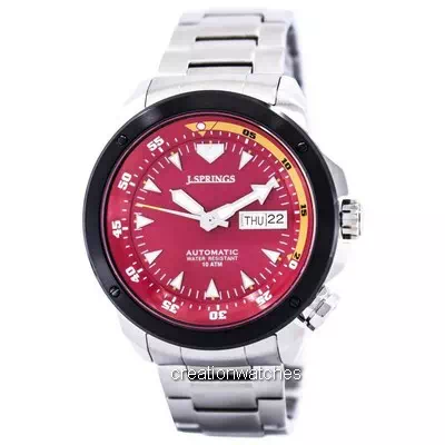 J.Springs by Seiko Sports Automatic Red Dial 100M BEB084 Men's Watch