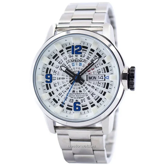 J.Springs by Seiko Tokyo Style Automatic White Dial 100M BEB094 Men's Watch
