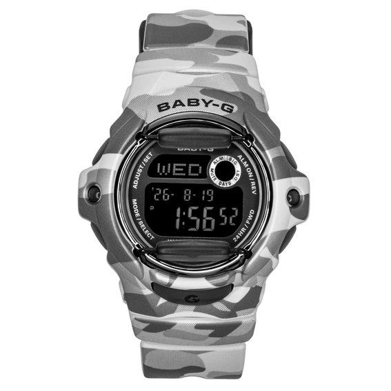 Casio Baby-G Digital Resin Strap Quartz BG-169CMB-8 200M Women's Watch