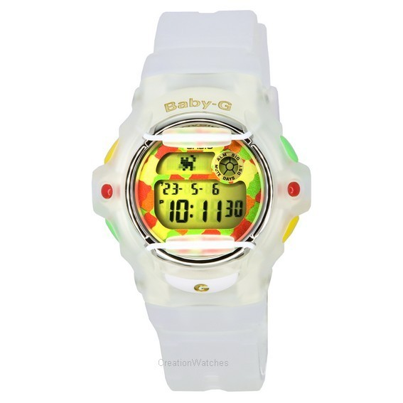 Casio Baby-G HARIBO Correa de resina digital Cuarzo Diver's BG-169HRB-7 BG169HRB-7 200M Reloj para mujer
