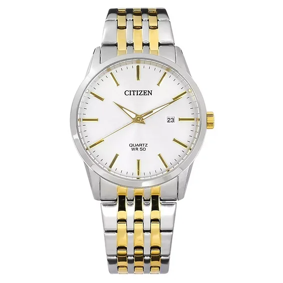 Citizen Champagne Dial Two Tone Stainless Steel Quartz BI5006-81P Men's Watch