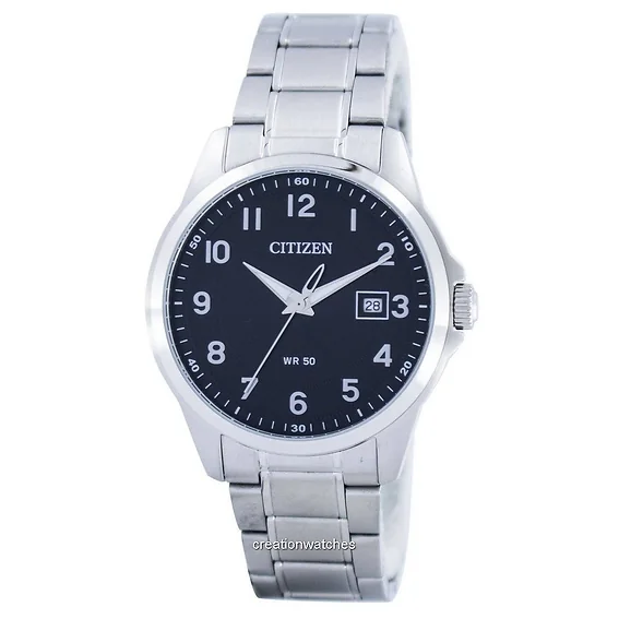 Citizen Quartz Black Dial BI5040-58E Men's Watch