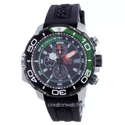 Relógio masculino Citizen Promaster Marine Aqualand Chronograph Diver BJ2168-01E 200M