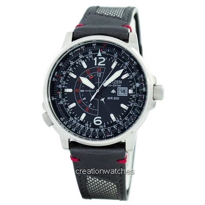 Đồng hồ đeo tay nam Citizen Nighthawk Promaster Eco-Drive Pilot BJ7017-09E  vi