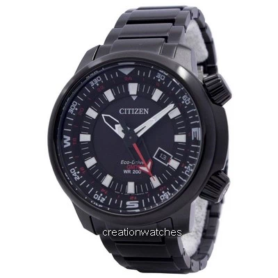 Đồng hồ đeo tay nam Citizen Eco-Drive Promaster GMT 200M BJ7086-57E vi