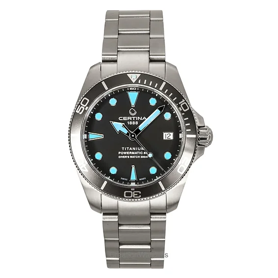 Certina DS Action Diver Titanium Grey Dial Automatic Diver's C032.807.44.081.00 300M Unisex Watch